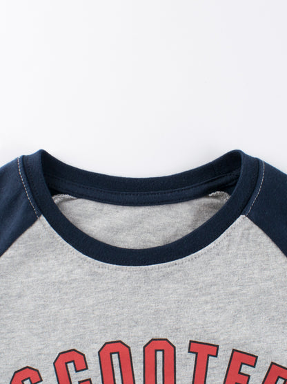 Baby Kids Boys Cartoon And Letters Printing Crew Neck Long Sleeves Pullover, MyKids-USA®, Baby & Toddler Outerwear, MyKids-USA -  -  -  -  -  -  - 