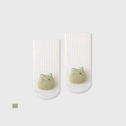 Autumn and Winter Baby Unisex Breathable Simple Animals Pattern Cute Socks, MyKids-USA®, Baby & Toddler Socks & Tights, MyKids-USA - Size/Age - XS (0-6M) - Color - Green -  -  - TR2511172159-B