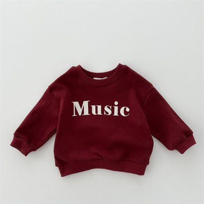Arrival Spring and Autumn Baby Kids Unisex Letters Pattern Pullover, MyKids-USA®, Sweatshirts, MyKids-USA - Size/Age - 66 (3-6M) - Color - Red -  -  - TR2601222152-B.