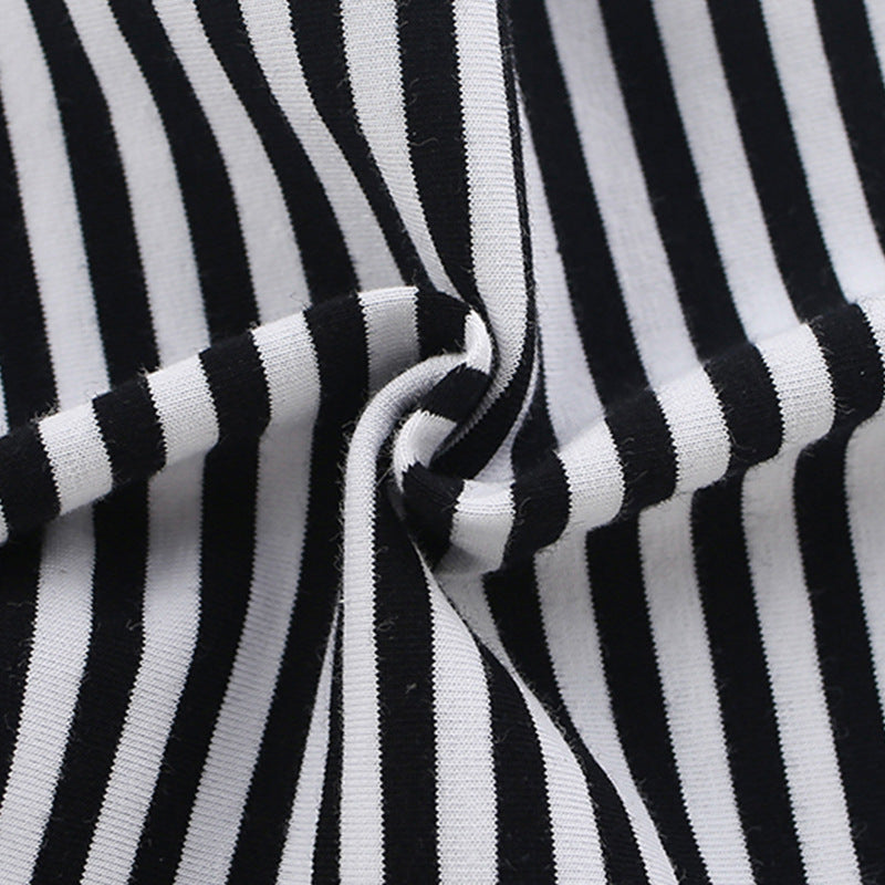 Autumn Arrival Baby Kids Girls Cartoon and Striped Pattern Casual Pants, MyKids-USA®, Trousers, MyKids-USA -  -  -  -  -  -  - 