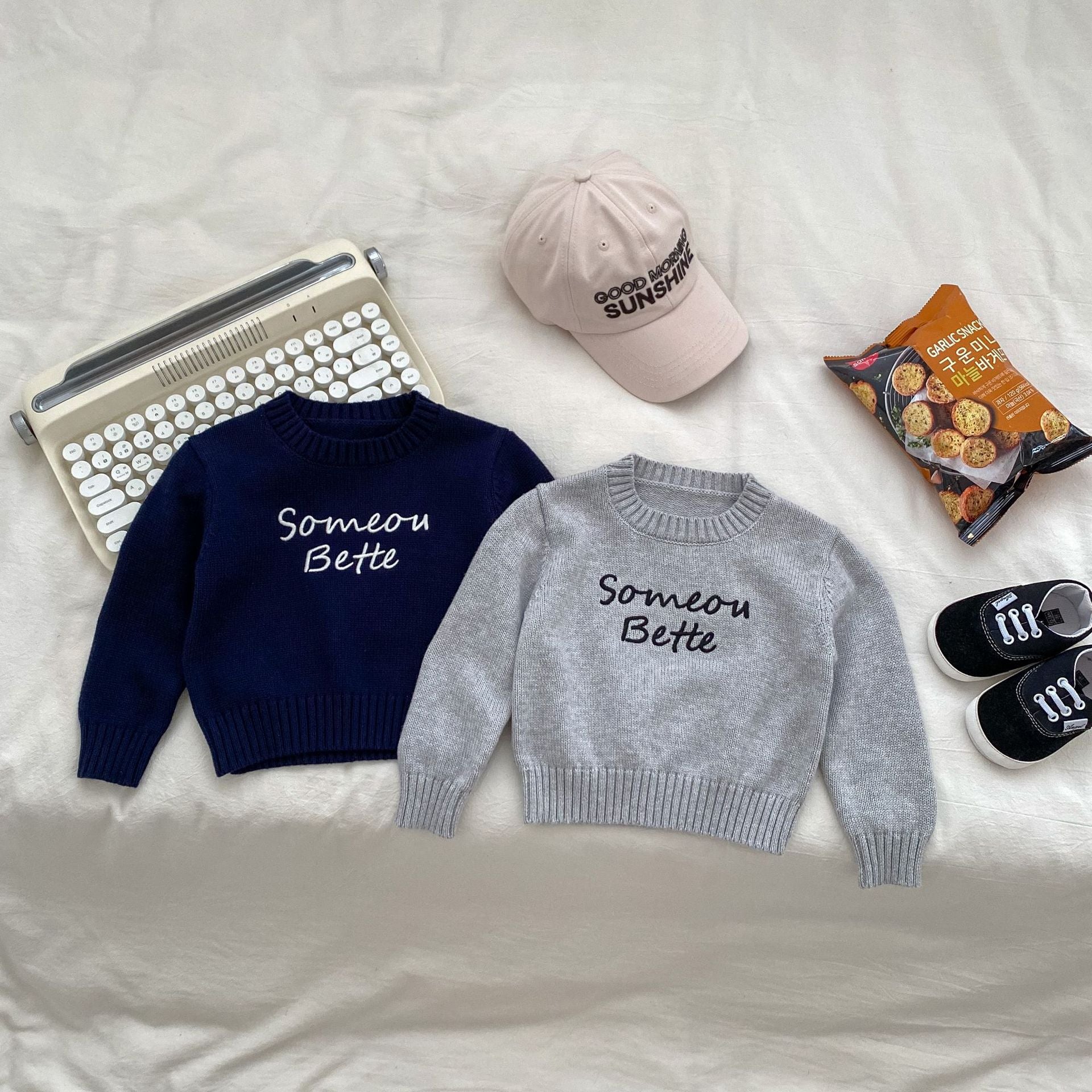 Autumn Baby Kids Boys Letters Embroidery Pattern Knitted Crew Neck Pullover and Denim Pants Clothing Set, MyKids-USA®, Baby & Toddler Outfits, MyKids-USA -  -  -  -  -  -  - 