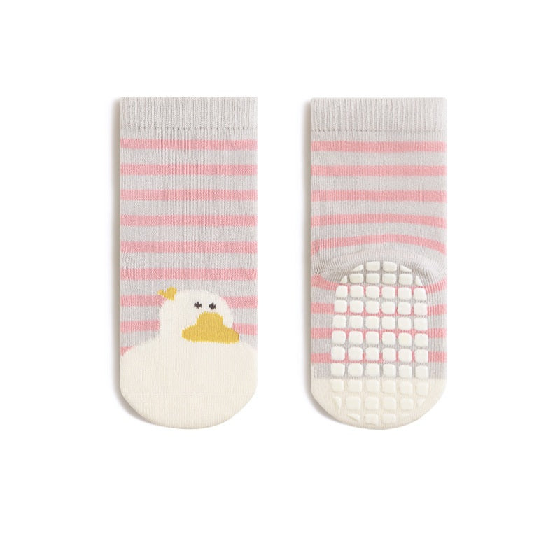 Autumn and Spring Baby Unisex Breathable Animals Cartoon Pattern Color Patchwork Socks, MyKids-USA®, Baby & Toddler Socks & Tights, MyKids-USA - Size/Age - S (0-1Y) - Color - Pink -  -  - TR2601311109-D.