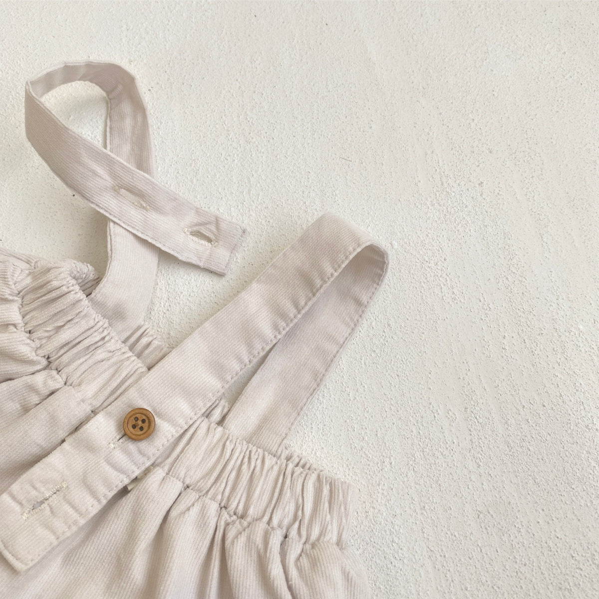 MyKids-USA® Autumn Arrival Baby Girls Sleeveless Solid Color Overalls Skirt