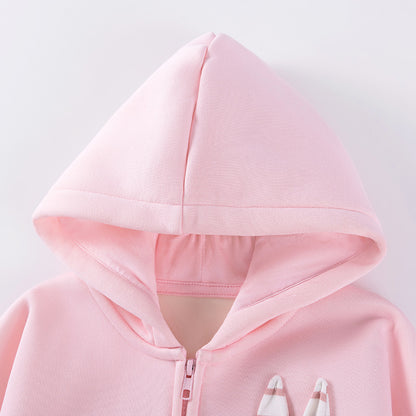 Spring and Autumn Baby Kids Girls Animals Cartoon Pattern Long Sleeves Zip-up Coat, MyKids-USA®, Baby & Toddler Coats & Jackets, MyKids-USA -  -  -  -  -  -  - 