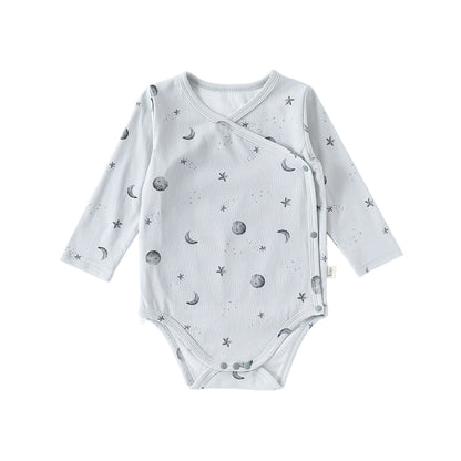 Autumn Arrival Baby Unisex Long Sleeves Casual Pattern V Neck Onesies and Pants Clothing Sets, MyKids-USA®, Baby & Toddler Outfits, MyKids-USA - Size/Age - 66 (3-6M) - Color - White -  -  - TR2508282320-D