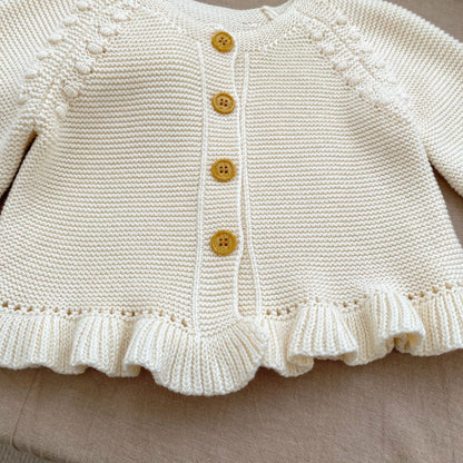 Infant Baby Girl In New Autumn Long-Sleeved Cardigan