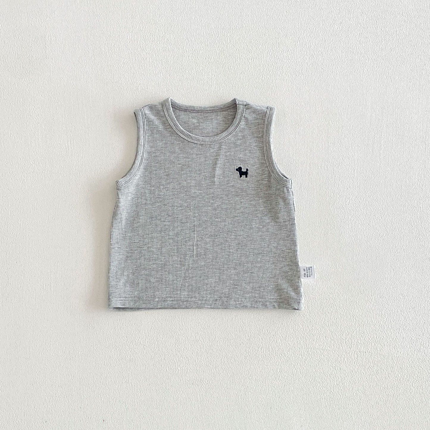 Arrival Summer Baby Kids Boys Solid Color Sleeveless Puppy Pattern Vest, MyKids-USA®, Baby & Toddler Coats & Jackets, MyKids-USA - Size/Age - 80 (9-12M) - Color - Grey -  -  - TR2603221450-C.