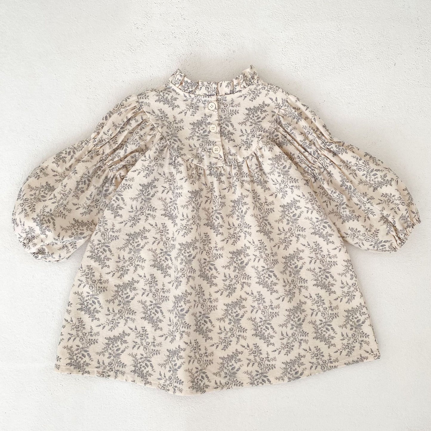 MyKids-USA® Autumn Vintage Floral Baby Kids Girls Princess Long Sleeves Dress