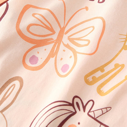 Spring and Autumn Girls Cartoon Pattern Long Sleeves Top and Pants Clothing Set, MyKids-USA®, Baby & Toddler Outfits, MyKids-USA -  -  -  -  -  -  - 