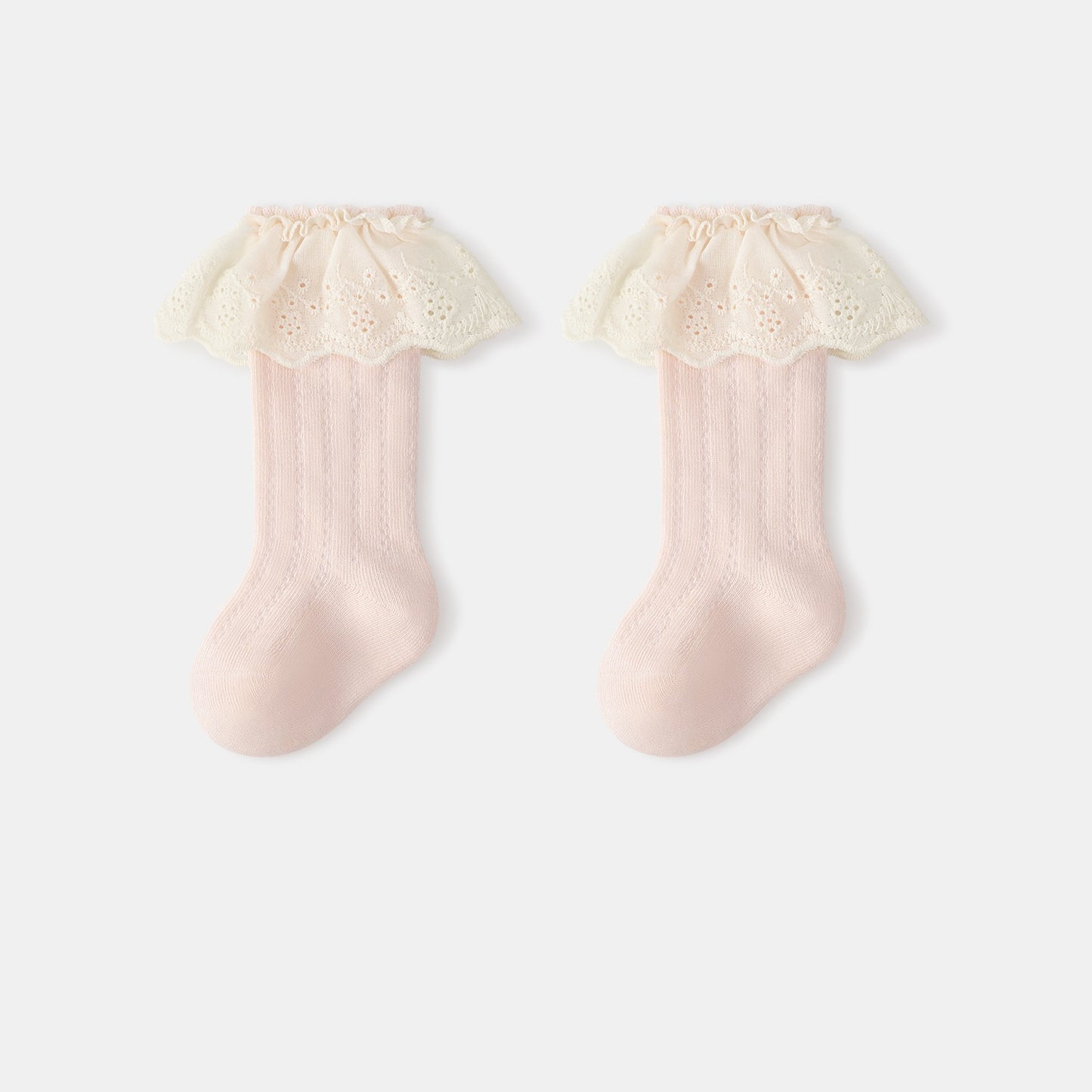 Autumn and Spring Baby Girls Breathable Lace Patchwork Cute Stockings, MyKids-USA®, Baby & Toddler Socks & Tights, MyKids-USA - Size/Age - S (0-1Y) - Color - Pink -  -  - TR2511222342-C