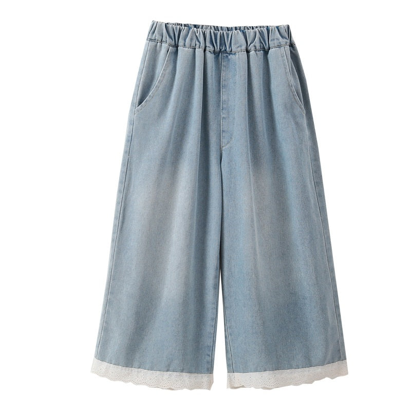 Arrival Summer Baby Kids Girls Short Sleeves Letters Pattern T-shirt and Lace Trim Jeans Sets, MyKids-USA®, Baby & Children's Outfits, MyKids-USA -  -  -  -  -  -  - .