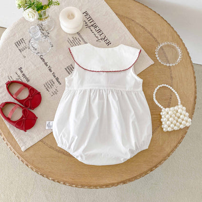 Summer Arrival Baby Girls Cute Strawberry Pattern Sleeveless Onesies, MyKids-USA®, Baby One-Pieces, MyKids-USA -  -  -  -  -  -  - 