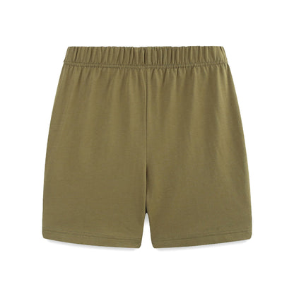 Summer Baby Kids Cartoon Jungle Animals Pattern T-shirt and Plain Shorts Clothing Set for Boys, MyKids-USA®, Baby & Toddler Outfits, MyKids-USA -  -  -  -  -  -  - 