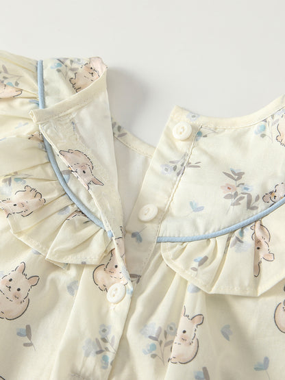 Arrival Summer Baby Kids Girls Fly Sleeves Floral Pattern Top and Blue Shorts Clothing Set, MyKids-USA®, Baby & Children's Outfits, MyKids-USA -  -  -  -  -  -  - .