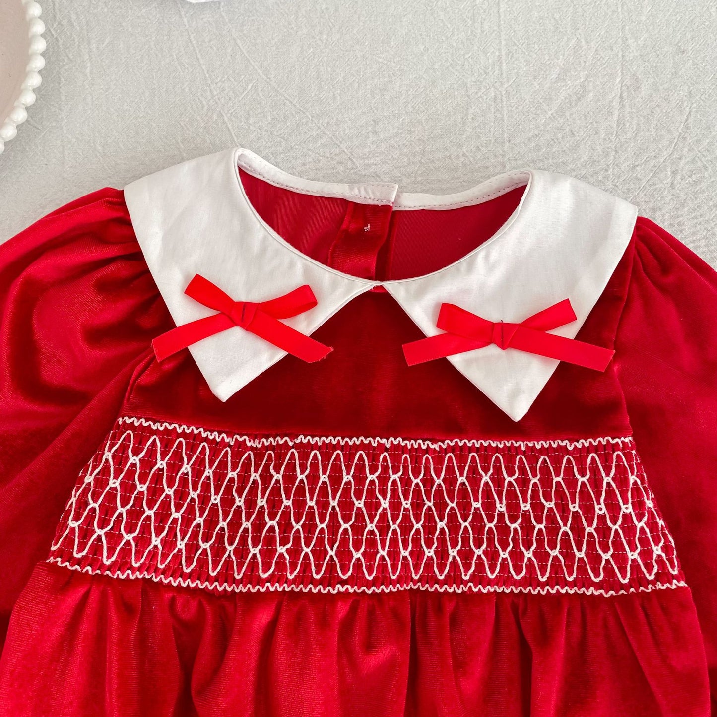 MyKids-USA® Autumn Lace Trim Baby Kids Girls Princess Long Sleeves Color Patchwork Bodysuit