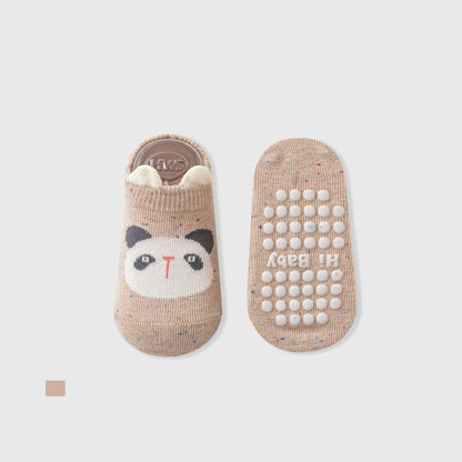 Autumn and Spring Baby Unisex Breathable Animals Cartoon Pattern Socks, MyKids-USA®, Baby & Toddler Socks & Tights, MyKids-USA - Size/Age - S (0-1Y) - Color - Khaki -  -  - TR2601181626-C.