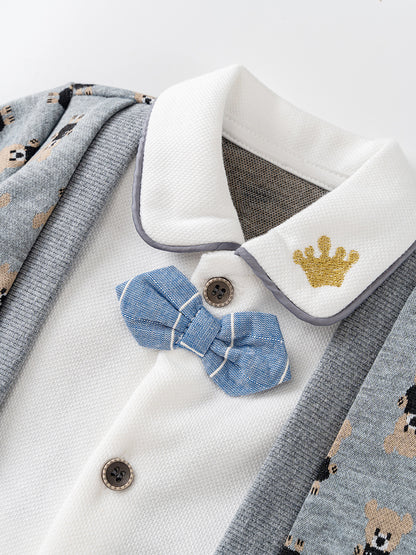 Autumn One Piece Romper For Baby Boy, MyKids-USA®, Baby One-Pieces, MyKids-USA -  -  -  -  -  -  - 