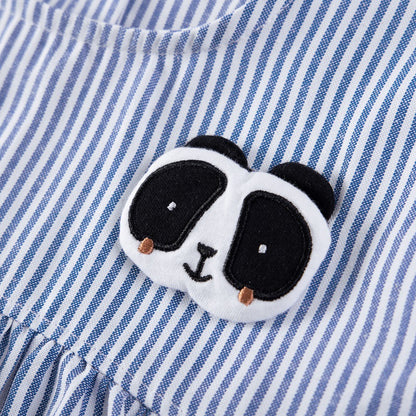 Summer Arrival Animals Cartoon Pattern Sleeveless Striped Dress for Stylish Girls, MyKids-USA®, Baby & Toddler Dresses, MyKids-USA -  -  -  -  -  -  - 