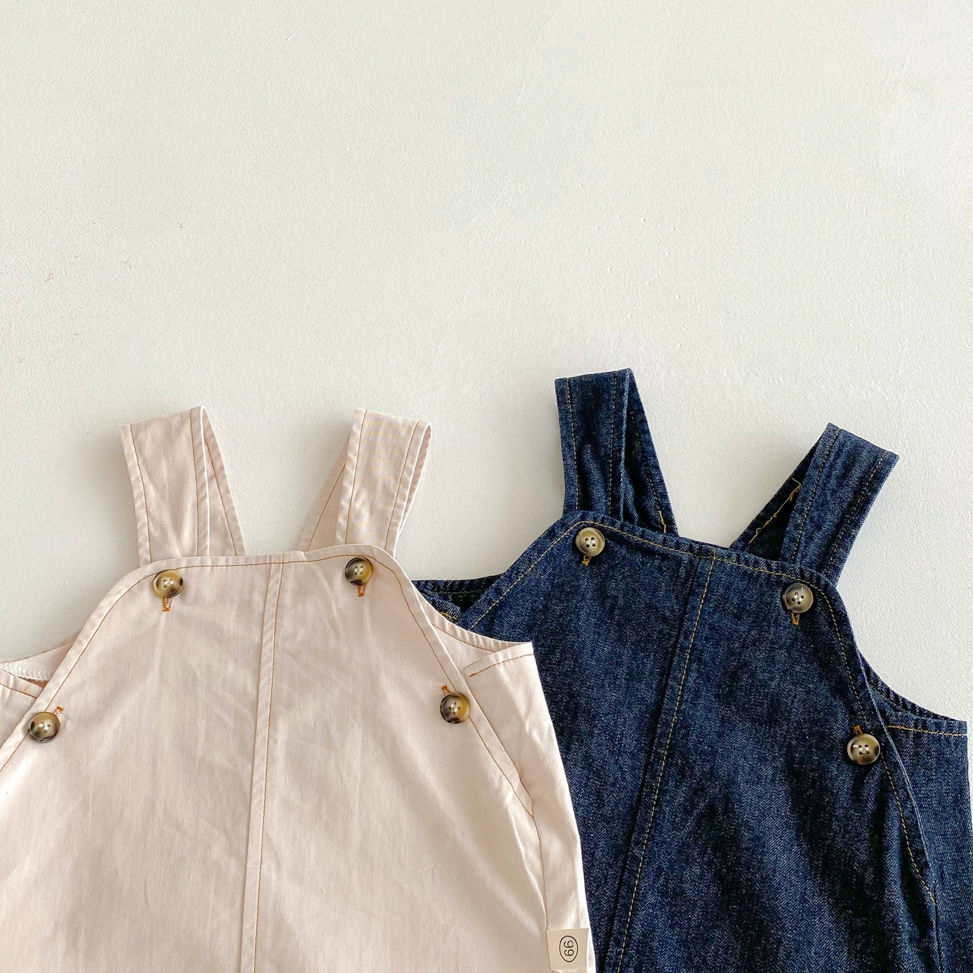 Summer Arrival Baby Unisex Solid Color Sleeveless Onesies Overalls, MyKids-USA®, Baby One-Pieces, MyKids-USA -  -  -  -  -  -  - 