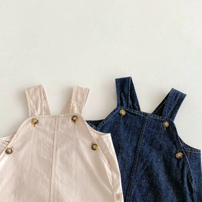 Summer Arrival Baby Unisex Solid Color Sleeveless Onesies Overalls, MyKids-USA®, Baby One-Pieces, MyKids-USA -  -  -  -  -  -  - 