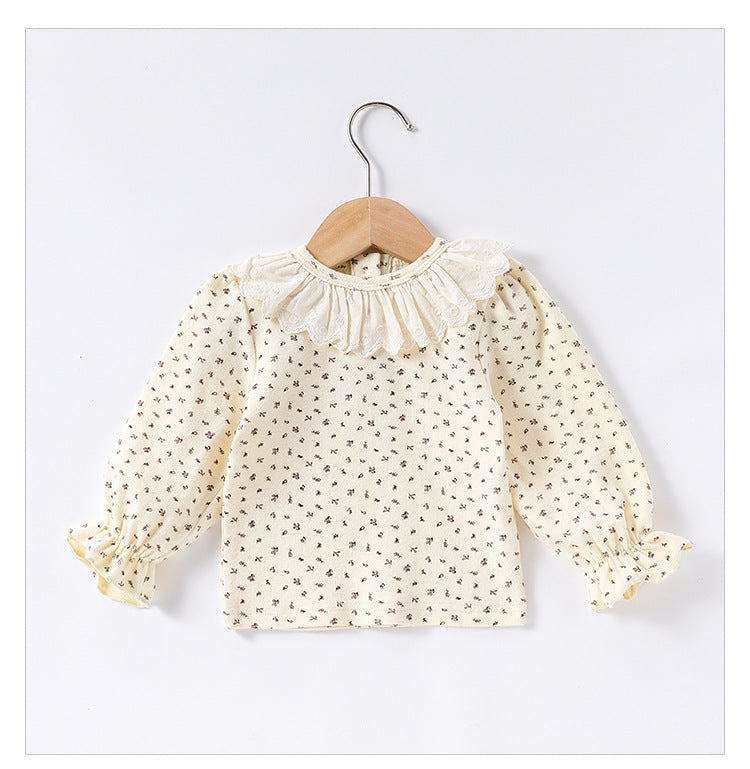 pring Baby Kids Girls Floral Pattern Long Sleeves Onesies and Top Shirt – Sister Matching Set, MyKids-USA®, Baby & Toddler Outerwear, MyKids-USA - Size/Age - 66 (3-6M) - Color - Apricot -  -  - TR2410171646-A