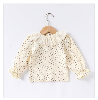 pring Baby Kids Girls Floral Pattern Long Sleeves Onesies and Top Shirt – Sister Matching Set, MyKids-USA®, Baby & Toddler Outerwear, MyKids-USA - Size/Age - 66 (3-6M) - Color - Apricot -  -  - TR2410171646-A