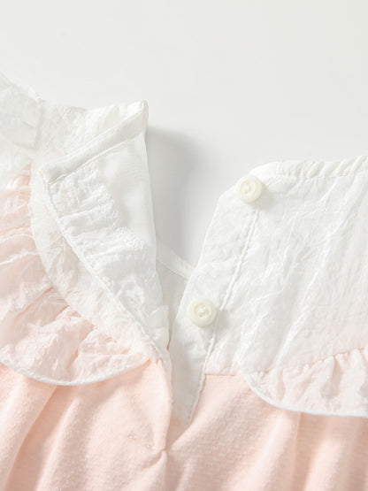 Summer Arrival Baby Girls Sleeveless Flowers Embroidered Pattern Bodysuits, MyKids-USA®, Baby & Children's One-Pieces, MyKids-USA -  -  -  -  -  -  - .