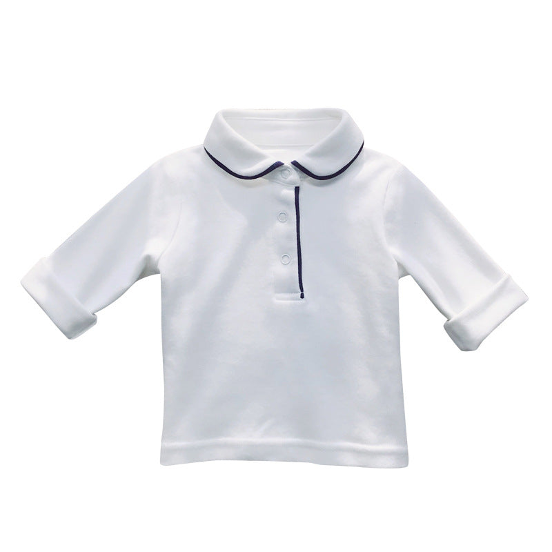 Arrival Spring and Autumn Baby Kids Boys Turn-down Collar Shirt