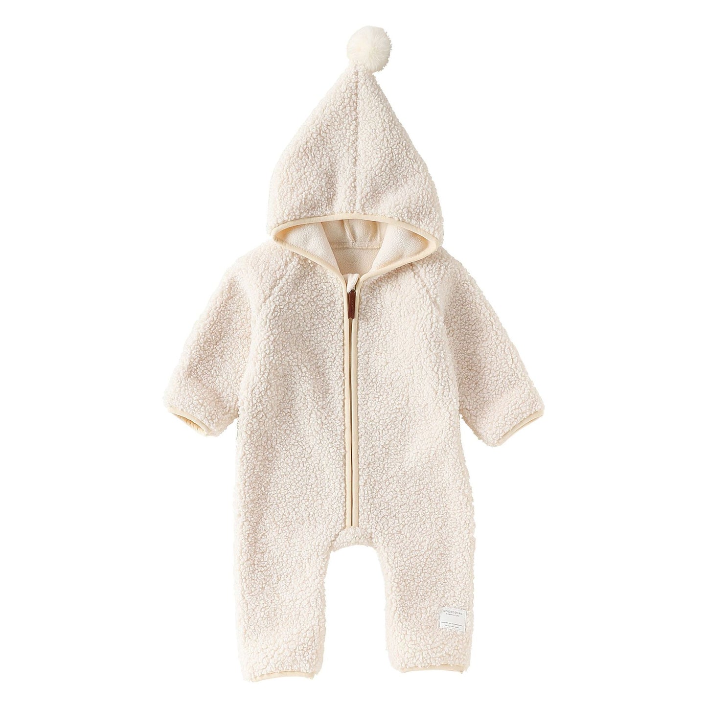Winter Arrival Baby Unisex Long Sleeves Letters Pattern Fluffy Hooded Rompers, MyKids-USA®, Baby One-Pieces, MyKids-USA - Size/Age - 66 (3-6M) - Color - Apricot -  -  - TR2512271005-A.