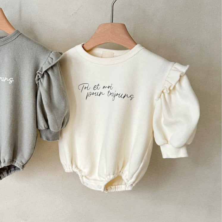 Autumn and Spring Arrival Baby Unisex Letters Pattern Long Sleeves Bodysuit, MyKids-USA®, Bodysuits, MyKids-USA -  -  -  -  -  -  - .