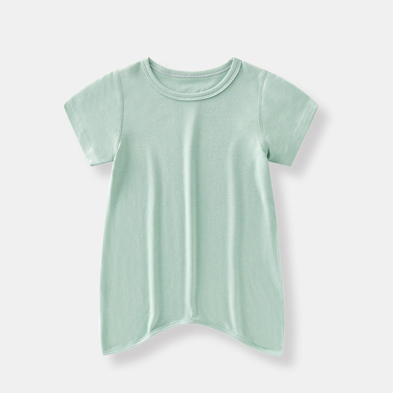 Baby Unisex Solid Color Soft Cotton Sleepwear