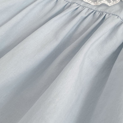 Arrival Spring Baby Girls Butterfly-bows Pattern Lace Trim Peter Pan Collar Bodysuit