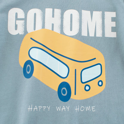 Autumn Baby Kids Boys Letters and Cartoon Print Long Sleeves Crew Neck Base Top Shirt, MyKids-USA®, Baby & Toddler Tops, MyKids-USA -  -  -  -  -  -  - 