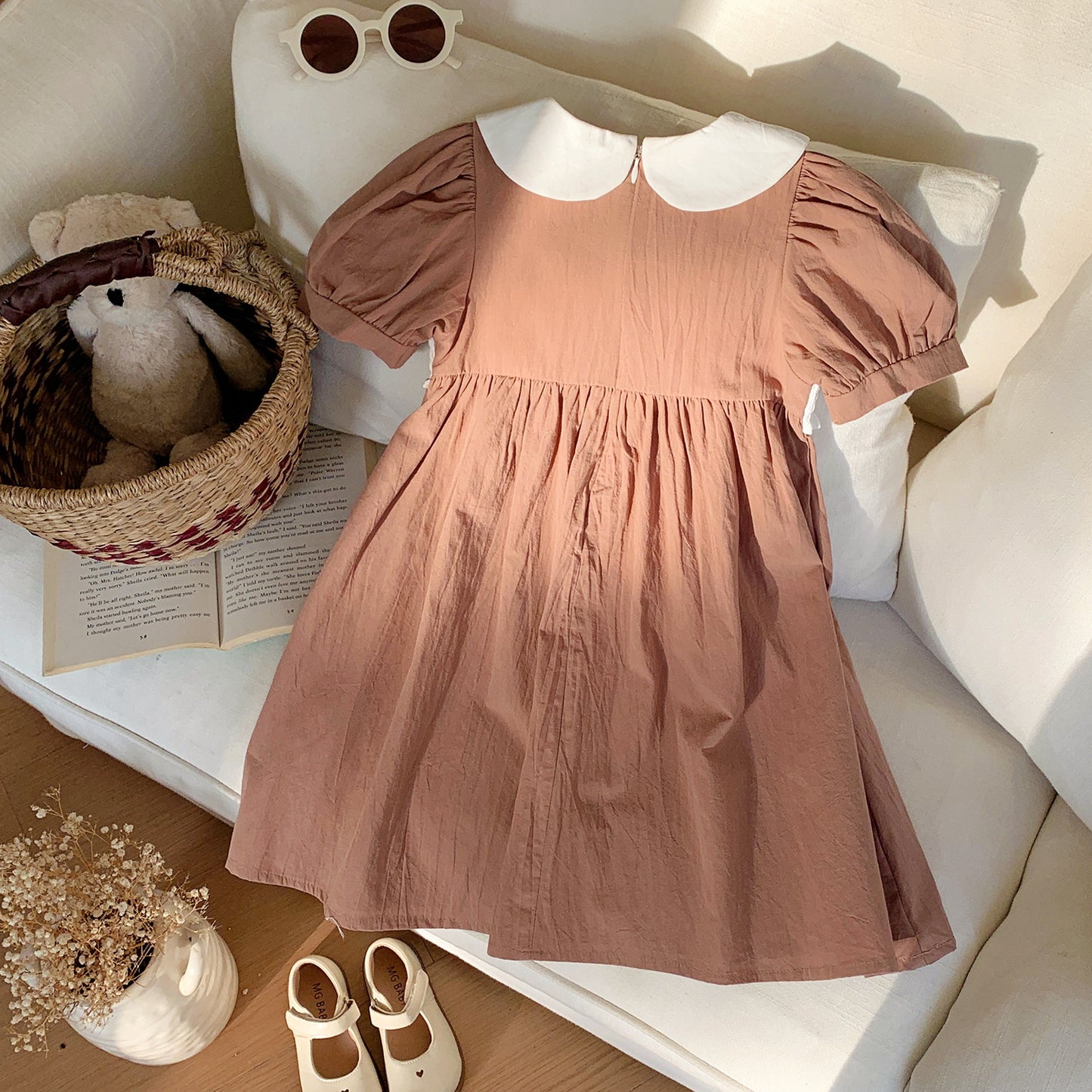 my cute little dress LoveShackFancy Tween Re-Edition Linoette Mini Dress