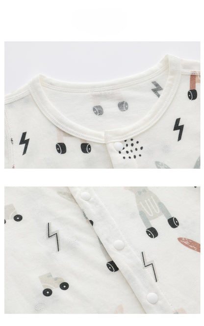 Summer Arrival Baby Short Sleeves Animals Cartoon Pattern Rompers Bodysuits, MyKids-USA®, Baby & Children's One-Pieces, MyKids-USA -  -  -  -  -  -  - .