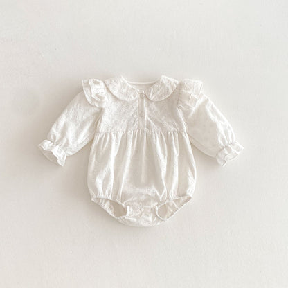 Spring Arrival Baby Girls Cute Floral Embroidered Pattern Long Sleeves, MyKids-USA®, Baby One-Pieces, MyKids-USA -  -  -  -  -  -  - 