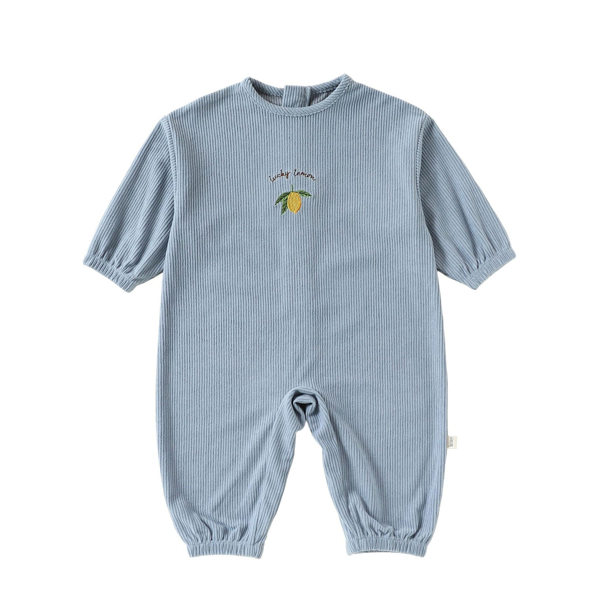 MyKids-USA® Autumn Arrival Baby Kids Unisex Long Sleeves Fruits Embroidered Corduroy Rompers
