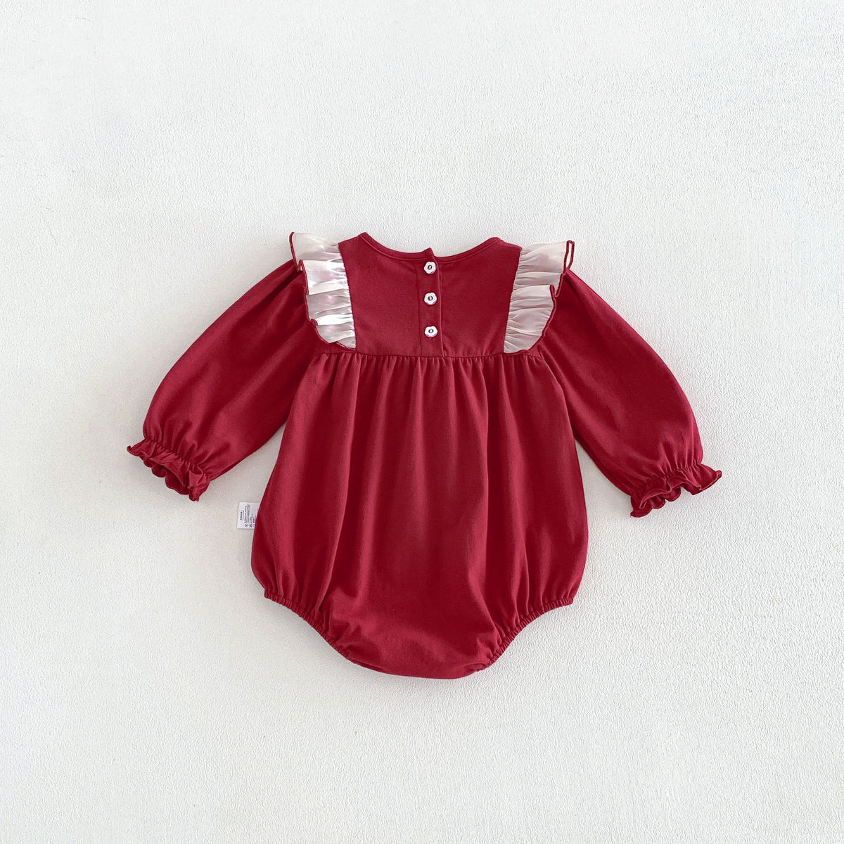 MyKids-USA® Autumn Arrival Baby Girls Long Sleeves Color Patchwork Bodysuit