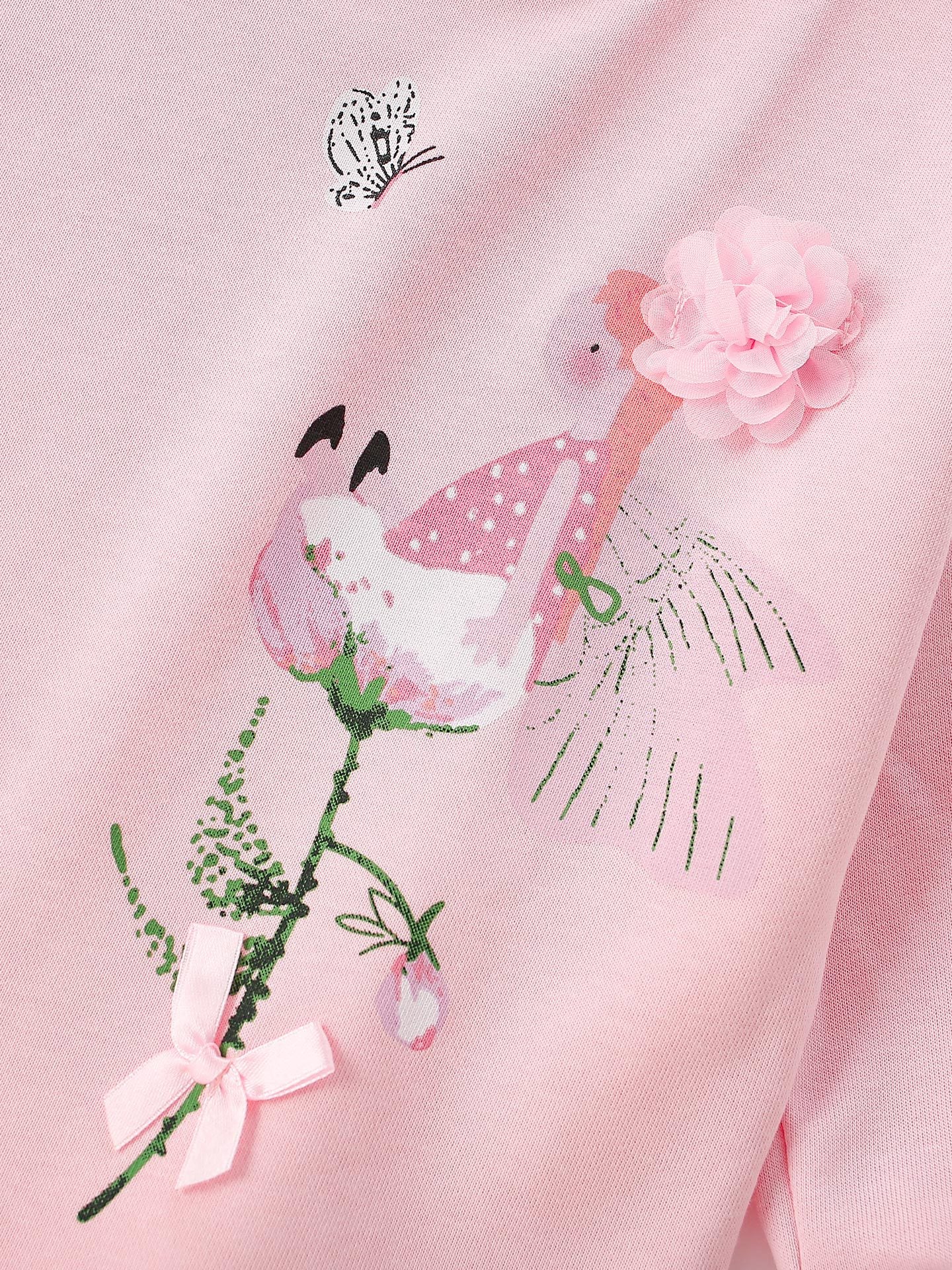 MyKids-USA® Winter Autumn Baby Kids Girls Flowers Pattern Long Sleeves Sweatshirt and Pants Clothing Set