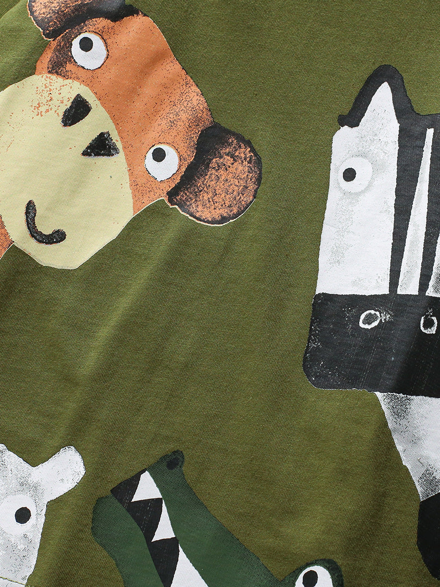 Arrival Autumn Kids’ Animals Cartoon Pattern Print Long Sleeves T-Shirt In European And American Style, MyKids-USA®, Baby & Toddler Outerwear, MyKids-USA -  -  -  -  -  -  - 