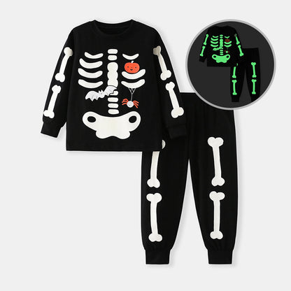 MyKids-USA® Winter and Autumn Baby Kids Halloween Cartoon Pattern Long Sleeves Sweatshirt and Pants Clothing Set