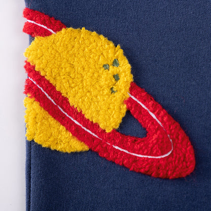 Autumn Arrival Kids Boys Rocket and Planet Cartoon Pattern Crew Neck Long Sleeves Top Sweatshirt, MyKids-USA®, Sweatshirts, MyKids-USA -  -  -  -  -  -  - 