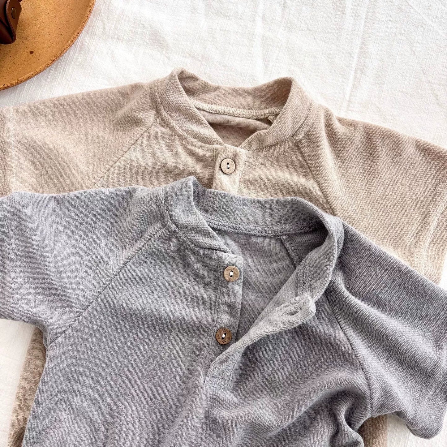 Summer Arrival Baby Unisex Casual Solid Color Short Sleeves Onesies, MyKids-USA®, Baby One-Pieces, MyKids-USA -  -  -  -  -  -  - 