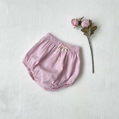 Summer Arrival Baby Kids Casual Style Solid Color Shorts