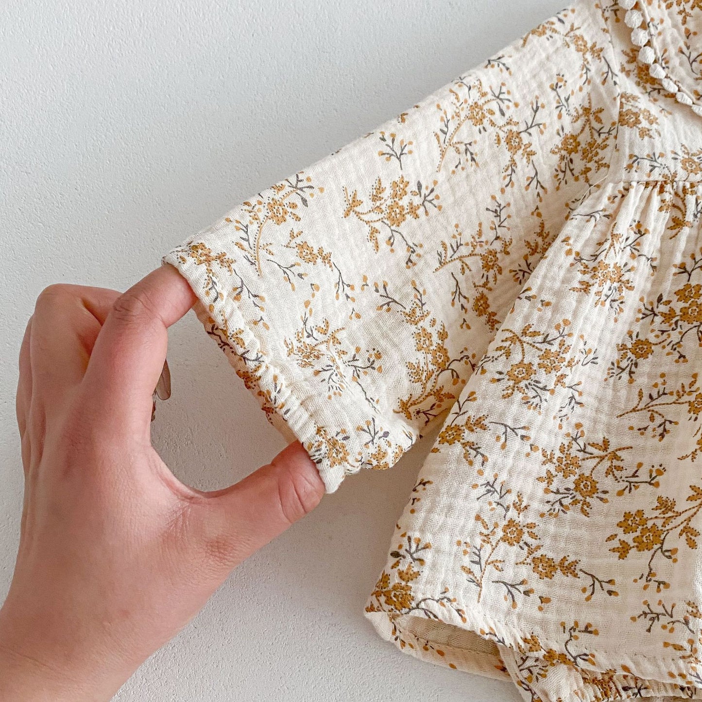 Autumn Arrival Baby Girls Long Sleeves Floral Pattern Vintage Onesies, MyKids-USA®, Baby & Toddler Dresses, MyKids-USA -  -  -  -  -  -  - 