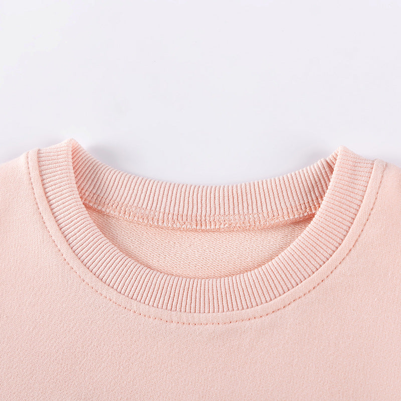 Spring and Autumn Girls Rabbits Cartoon Pattern Long Sleeves Sweatshirt and Plain Pants Clothing Set, MyKids-USA®, Baby & Toddler Outfits, MyKids-USA -  -  -  -  -  -  - 