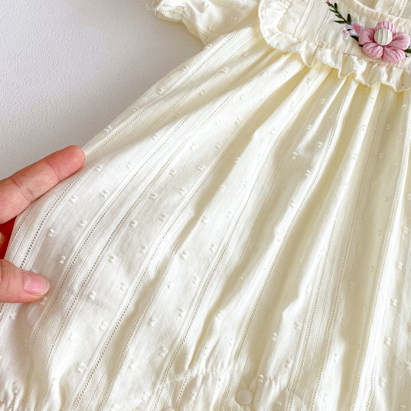 Summer Arrival Baby Girls Short Sleeves Crew Neck Flowers Pattern Rompers, MyKids-USA®, Baby One-Pieces, MyKids-USA -  -  -  -  -  -  - .