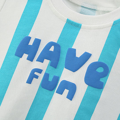 Striped and Letters Pattern Long Sleeves Pullover for Boys, MyKids-USA®, Baby & Toddler Outerwear, MyKids-USA -  -  -  -  -  -  - 