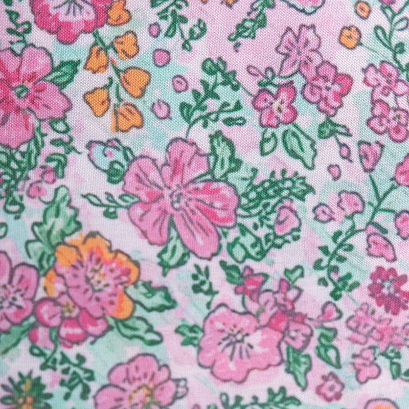 Summer Arrival Animals Cartoon and Flowers Pattern Fly Sleeves Dress for Stylish Girls