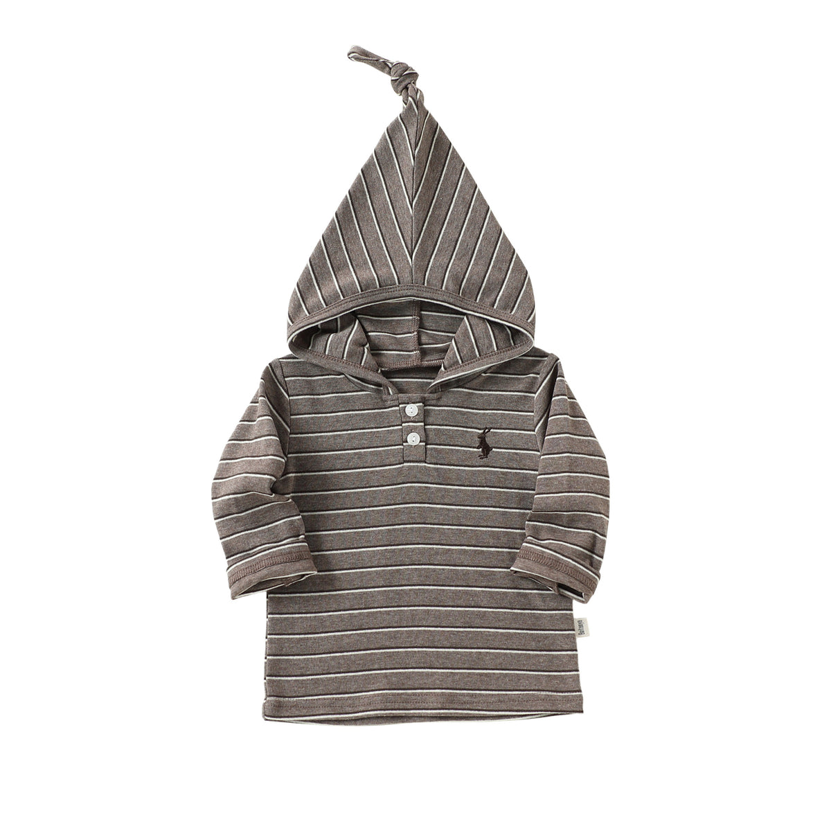 MyKids-USA® Autumn Arrival Baby Kids Unisex Long Sleeves Striped Pattern Hooded Top